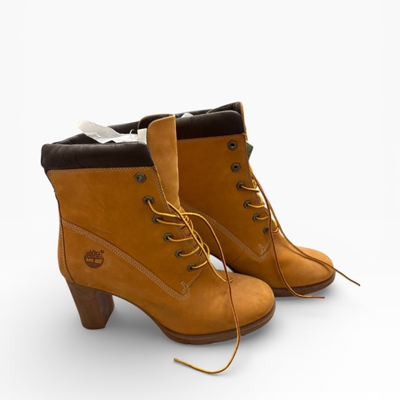 Timberland Shoes - Timberland allington tan nubuck heel boots 8.5